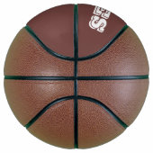 Jouw naam en Nummer Gepersonaliseerd Basketbal (Rechts)