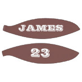 Jouw naam en Nummer Gepersonaliseerd Basketbal (Panelen)