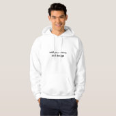 Jouw naam en ontwerp toevoegen hoodie (Voorkant volledig)