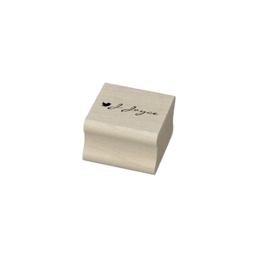 Jouw naam en side logo aangepaste scripthandtekeni rubberstempel (Stempel)