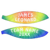 Jouw naam en Team Tie Dye Persoonlijk Basketball Basketbal (Panelen)