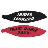 Jouw naam- en teamkleuren - Aangepast Basketball Basketbal (Panelen)