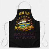 JOUW NAAM Engineer en Machinist Boat Crew Werk Schort (Voorkant)