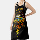 JOUW NAAM Engineer en Machinist Boat Crew Werk Schort (Insitu)