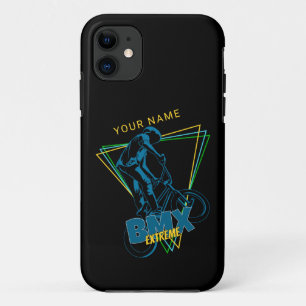 Jouw naam Extreme BMX geometrisch toevoegen Case-Mate iPhone Case