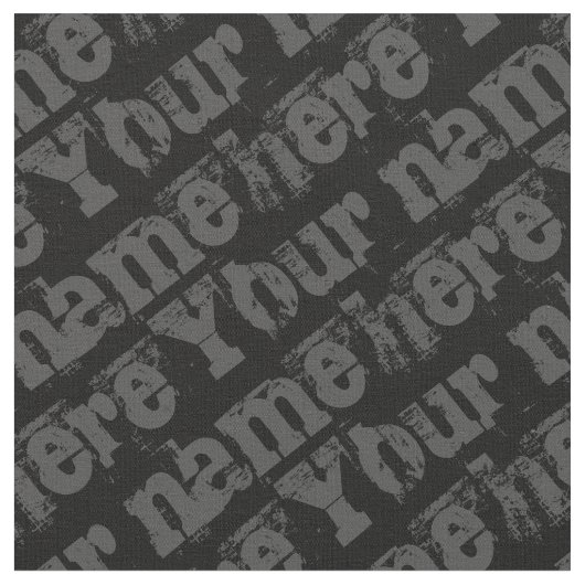 jouw naam Fabric - Aangepaste naam - Fabrics Cool Stof (Close Up)