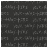 jouw naam Fabric - Aangepaste naamsfuncties Stof (Close Up)