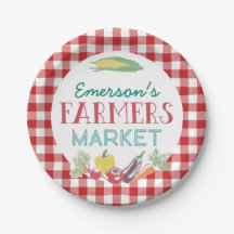 Jouw naam Farmers Market Birthday Party, elke leef