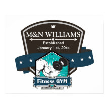 Jouw naam fitness Gym Logo aanpassen