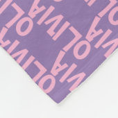 Jouw naam Fleece Blanket (Hoek)