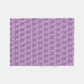 Jouw naam Fleece Blanket Deken (Voorkant (Horizontaal))