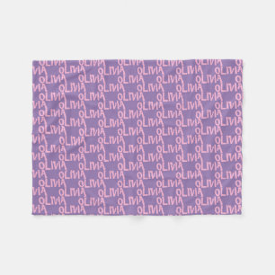 Jouw naam Fleece Blanket Deken