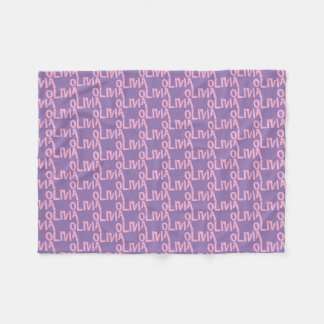Jouw naam Fleece Blanket Deken