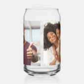 Jouw naam & Foto's Aangepast Blikvorm Glas (Rechts)