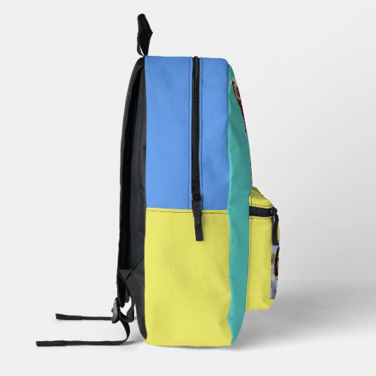 Jouw naam & Foto's op maat Bedrukte Rugzak (Links)