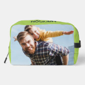 Jouw naam & Foto's op maat Toilettasje (Achterkant)