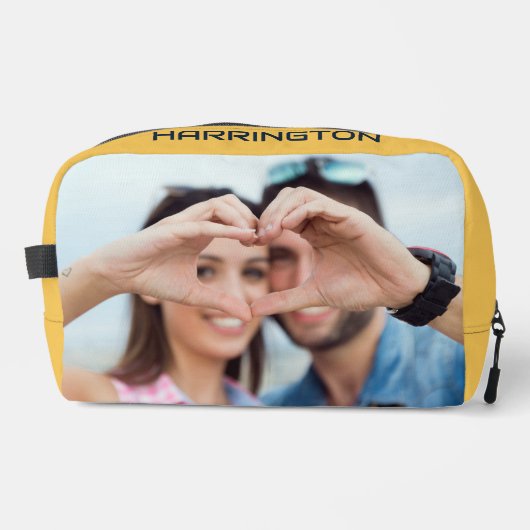 Jouw naam & Foto's op maat Toilettasje (Voorkant)