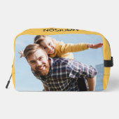 Jouw naam & Foto's op maat Toilettasje (Achterkant)