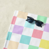 Jouw naam Gecontroleerde paaskleuren Aangepast Strandlaken (In situ)