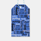 Jouw naam gekleurde cadeaus voor thuisgebruik Lab Cadeaulabel (Voorkant)