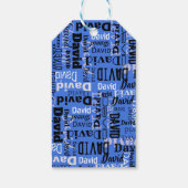 Jouw naam  gekleurde cadeaus voor thuisgebruik Lab Cadeaulabel (Achterkant)