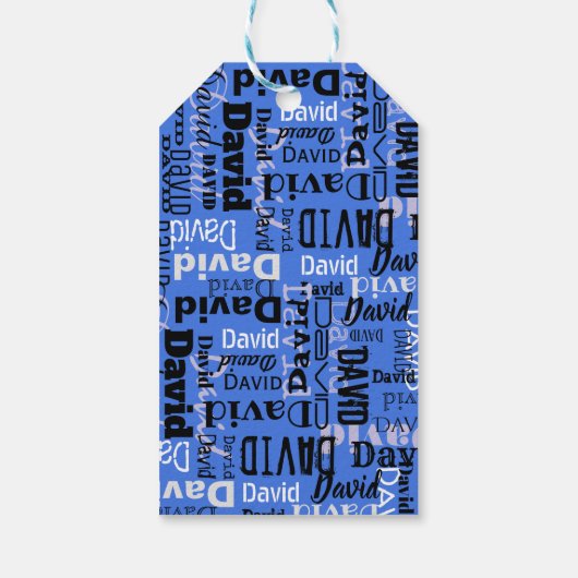 Jouw naam gekleurde cadeaus voor thuisgebruik Lab Cadeaulabel (Achterkant)