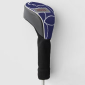 Jouw naam Gepersonaliseerde Patrick toevoegen Golfheadcover (Schuin)