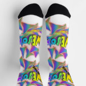 JOUW NAAM Geweldige Personaliseer Crew Sokken (Top)