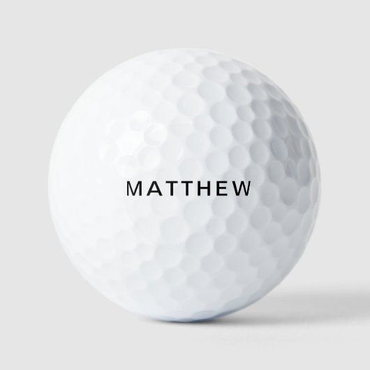 Jouw naam golfbal golfballen (Voorkant)