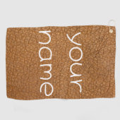jouw naam golfhanddoek (Horizontaal)