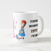 Jouw naam Good Witch of Bad Witch? Persoonlijke ko Grote Koffiekop (Voorkant rechts)