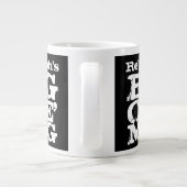 JOUW NAAM Grote Ole 'Mok, Reuzenjumbo Koffie Mok (Achterkant)