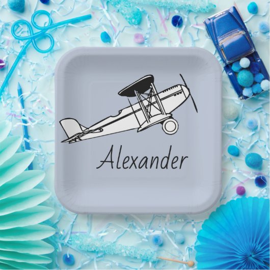 Jouw naam here Boy  Bord (Feest)