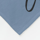 JOUW NAAM herhalen, aangepaste kleurendeken Fleece Deken (Hoek)