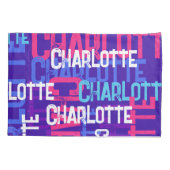 JOUW NAAM Herhalend aangepast teken Kussensloop (Achterkant)