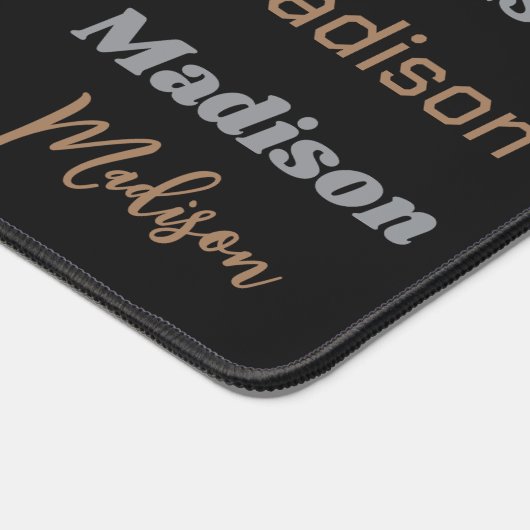 Jouw naam Herhalende douane Bureaumat (Hoek)