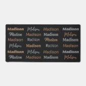 Jouw naam Herhalende douane Bureaumat (Voorkant)