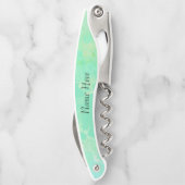 Jouw naam hier 21ste verjaardag kurkentrekker (Achterkant)