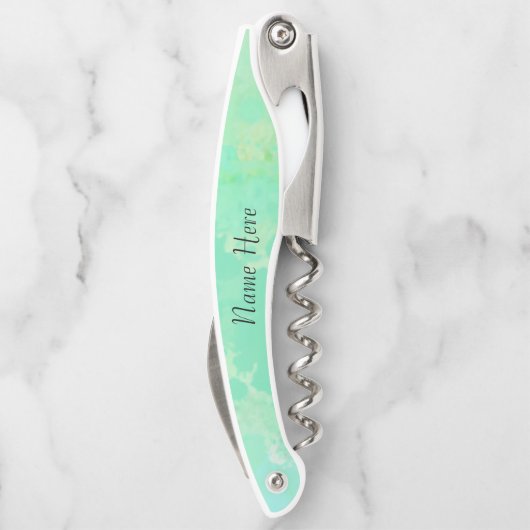 Jouw naam hier 21ste verjaardag kurkentrekker (Achterkant)