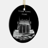 JOUW NAAM HIER - Aangepast spiegel achter Uitzicht Keramisch Ornament (Rechts)