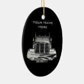 JOUW NAAM HIER - Aangepast spiegel achter Uitzicht Keramisch Ornament (Rechts)