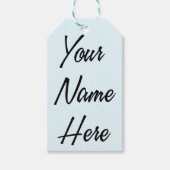 Jouw naam Hier Cadeau Label Set Cadeaulabel (Voorkant)