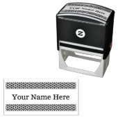 Jouw naam hier | Eigen ontwerp | Tekst Zelfinktende Stempel (In situ)