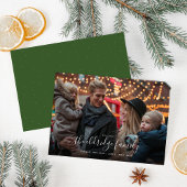 Jouw naam Hier Fotoziekteverzekeringskaart Feestdagenkaart