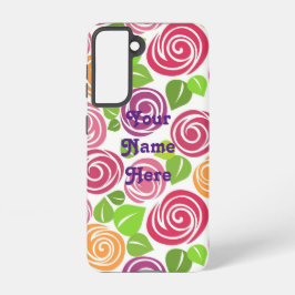 Jouw naam hier - gepersonaliseerd ontwerp samsung galaxy hoesje
