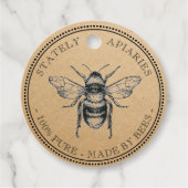 Jouw naam Hier Kraft  Honey Jar Label (Voorkant)