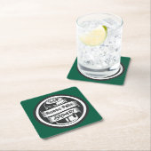 Jouw naam Hier Logo Brouwerij Thema Kartonnen Onderzetters (Insitu)