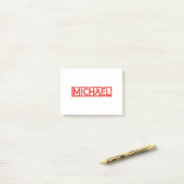 Jouw naam hier! post-it® notes (Op bureau)