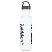 Jouw naam hier waterfles (Achterkant)