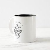 Jouw naam Hot Chocolate Mok (Voorkant links)